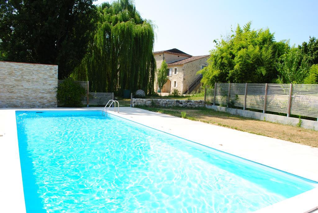 Saint-Quentin-de-Caplong Les Foucauds酒店 外观 照片