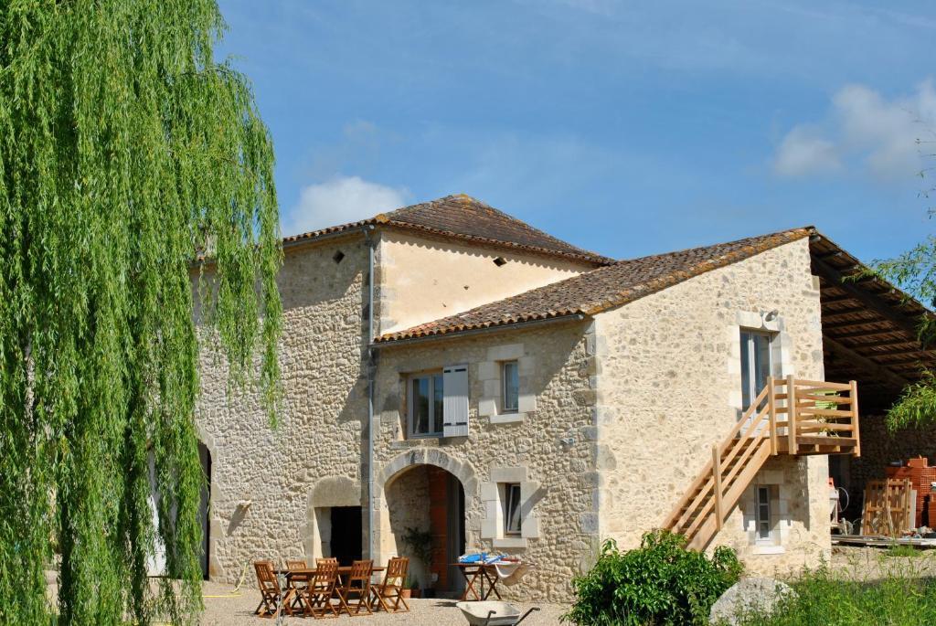 Saint-Quentin-de-Caplong Les Foucauds酒店 外观 照片